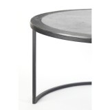 CAFE TABLE TLC METAL ANTIQUE BLACK SET OF 2 - CAFE, SIDE TABLES